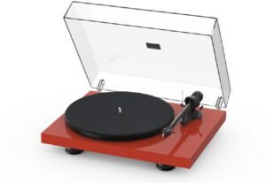 Pro-Ject Debut Carbon EVO Plattenspieler hochglanz rot