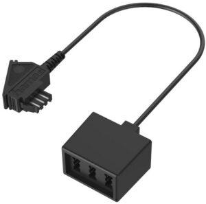 Hama TAE-Verteiler TAE-F-Stecker>3 TAE-NFF-Kupplungen schwarz