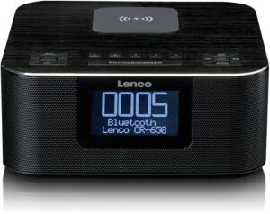 Lenco CR-650 Uhrenradio mit Ladestation