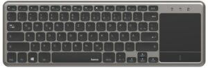 Hama Kabellose Touch-Tastatur KW-600T für Smart TV schwarz