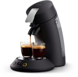 Senseo CSA220/69 Original Plus Premium Kaffeepadmaschine matt schwarz/metall