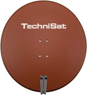 Technisat SATMAN 850 Plus mit AZ/EL Halt. Satelliten-Reflektor rot