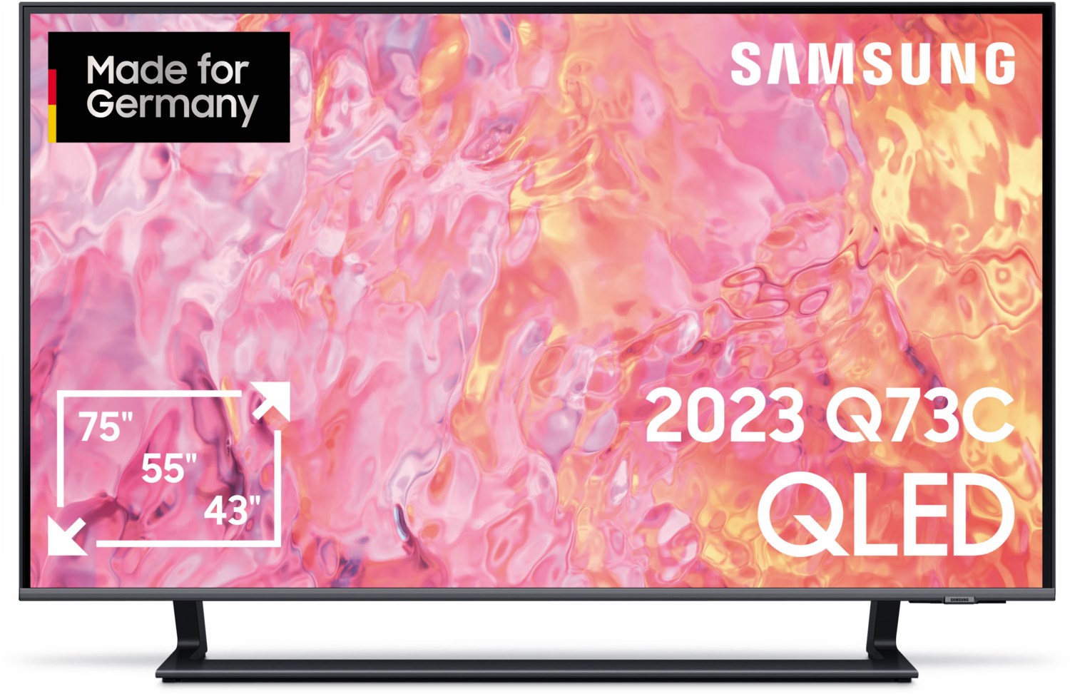 Samsung GQ43Q73CAU 108 cm (43") QLED-TV titangrau / F