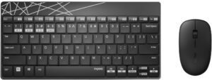 Rapoo 8000M Kabelloses Tastatur-Set schwarz