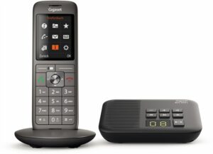 Gigaset CL660A mit Box 200A Schnurlostelefon mit Anrufbeantworter anthrazit