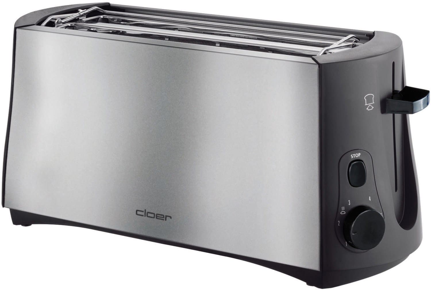 Cloer 3719 Toaster edelstahl/schwarz