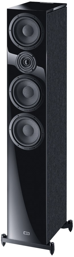 Heco Aurora 700 Black Edition /Stück Stand-Lautsprecher schwarz hochglanz