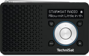 Technisat DigitRadio 1 Taschenradio schwarz/silber