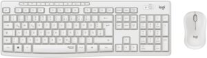 Logitech MK295 (DE) Kabelloses Tastatur-Set grauweiß
