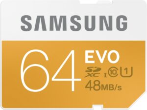 Samsung SDXC-Card EVO Class 10 (64GB) Speicherkarte