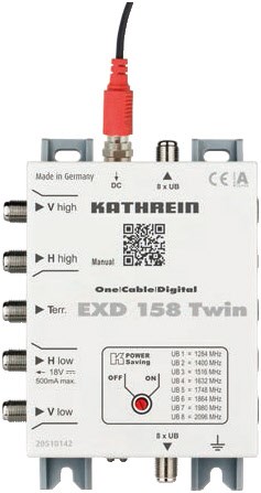 Kathrein EXD 158 Twin Einkabel-Multischalter