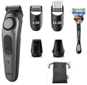 Braun BT7320 BeardTrimmer Bart und Haarschneider schwarz