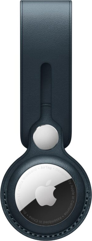 Apple AirTag Lederanhänger baltischblau