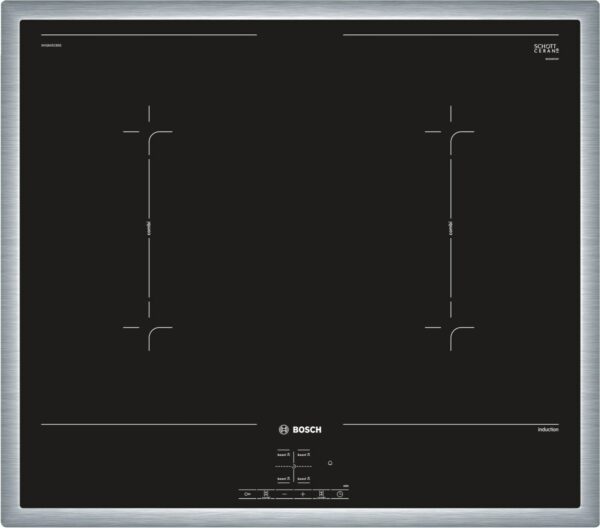 Bosch NVQ645CB5E Glaskeramik-Induktions-Kochfeld edelstahl