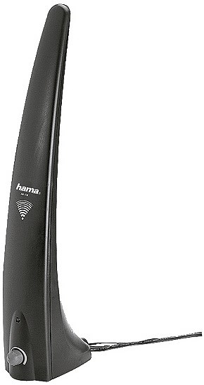 Hama FM/AM Antenne mit Verstärker 30 dB schwarz