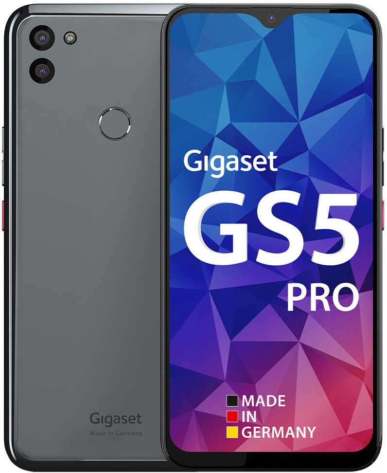 Gigaset GS5 Pro Smartphone dark titanium grey