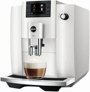 Jura E6 Kaffee-Vollautomat Piano White (EC)