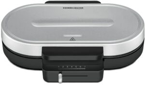 Rommelsbacher WA 1250 Waffelautomat schwarz/silber
