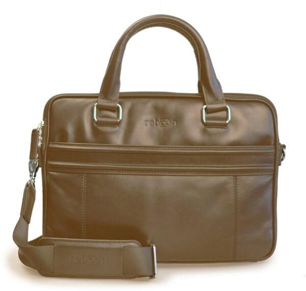 reboon bag 13" Leder Laptoptasche braun