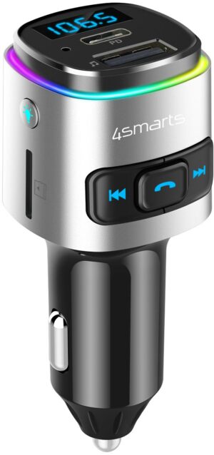 4smarts Media&Assist 2 FM Transmitter mit Ladefunktion + Bluetooth