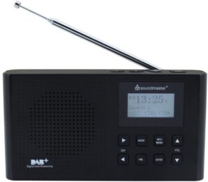 Soundmaster DAB160SW Portables Radio schwarz
