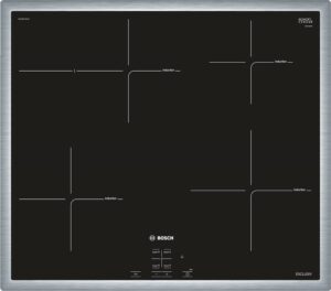 Bosch NIF645CB1M Glaskeramik-Induktions-Kochfeld edelstahl