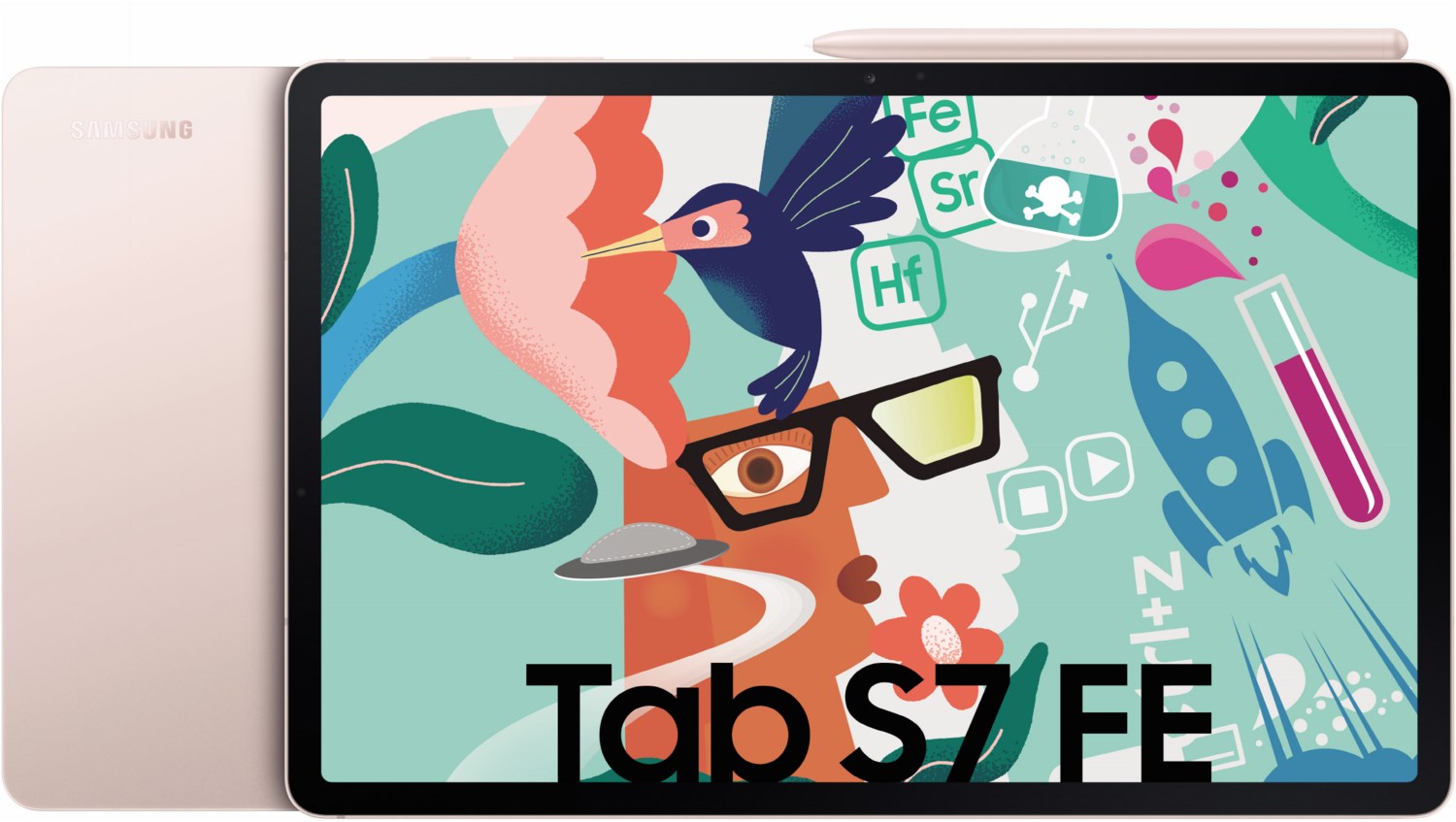 Samsung Galaxy Tab S7 FE WiFi Tablet mystic pink