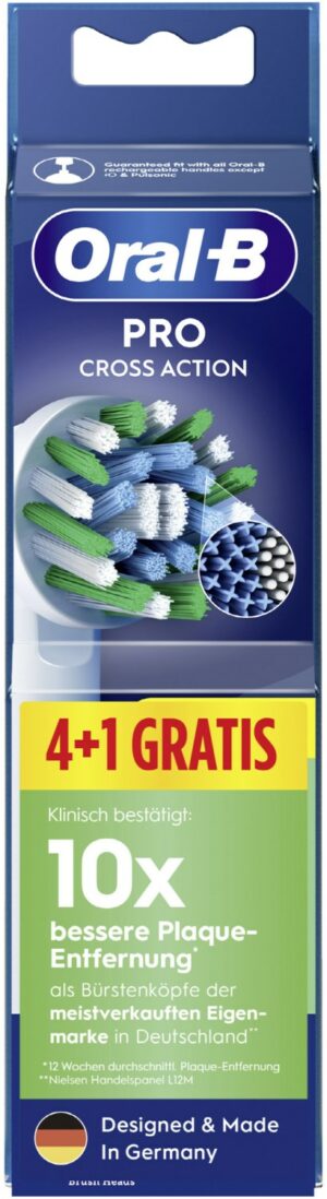 Oral-B EB Pro CrossAction (4+1) Ersatz-Zahnbürsten