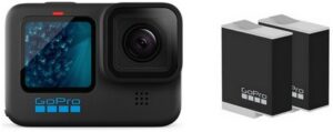 Gopro HERO11 Black Action-Cam Bundle inkl. Enduro Akku 2er-Pack schwarz