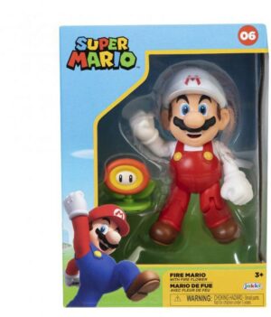 JakksPacific Fire Mario Figur (10cm)