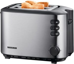 Severin AT 2514 Kompakt-Toaster edelstahl