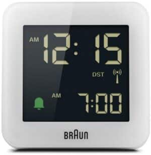 Braun BC09W-DCF Funkwecker weiß