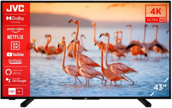 JVC LT-43VU2255 108 cm (43") LCD-TV mit LED-Technik schwarz / G