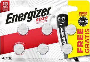 Energizer CR2032 4+2er Blister Knopfzelle