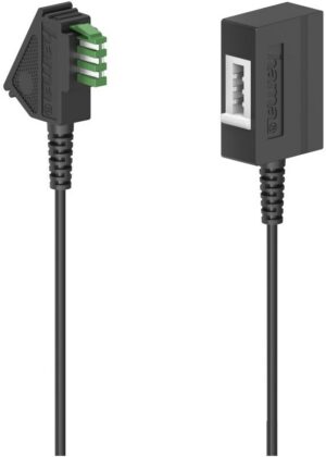 Hama Verlängerungskabel (15m) TAE-U-Stecker>TAE-U-Kupplung schwarz