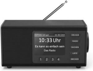 Hama DR1000DE Heimradio schwarz