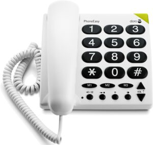 Doro PhoneEasy 311 c Schnurgebundenes Telefon weiß