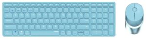 Rapoo 9750M (DE) Kabelloses Tastatur-Set blau