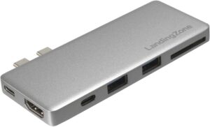 LandingZone USB Type-C Hub für MacBook space grau