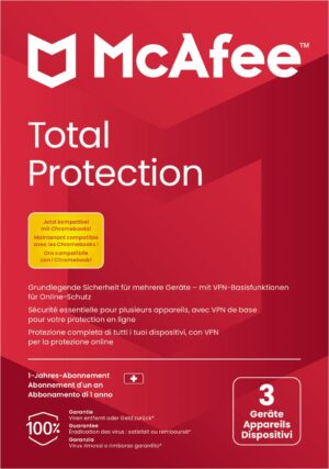 Mcafee Total Protection Software für 3 Geräte