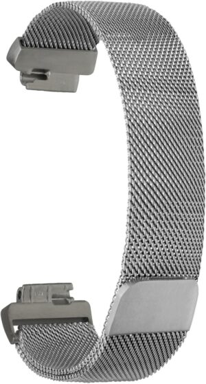 topp Armband Mesh für Fitbit Inspire silber