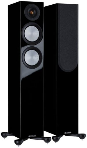 Monitor Audio Silver 200 7G /Paar Stand-Lautsprecher schwarz hochglanz