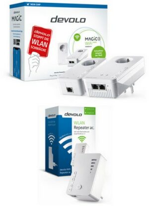 Devolo Magic 2 WiFi next Starter Kit inkl. WiFi Repeater ac