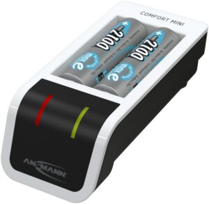 Ansmann Comfort Mini inkl. 2x AA 2.100 mAh Akkus