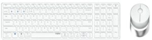 Rapoo 9750M (DE) Kabelloses Tastatur-Set weiß