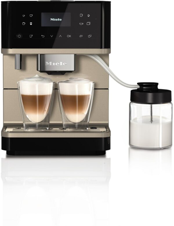 Miele CM 6360 Kaffee-Vollautomat obsidianschwarz/cleansteel
