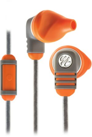 Yurbuds Venture Talk In-Ear-Kopfhörer mit Kabel orange/grau