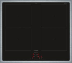 Siemens EM645CQB6M Glaskeramik-Induktions-Kochfeld edelstahl