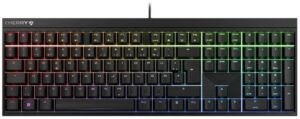 Cherry MX 2.0S RGB (DE) Gaming Tastatur mit MX-Brown Switches schwarz