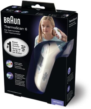 Braun IRT6515 ThermoScan 6 Ohrthermometer weiß